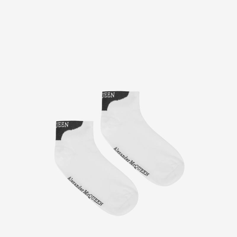 ALEXANDER MCQUEEN - Alexander McQueen Ankle Socks - Item 6453773D15Q9060